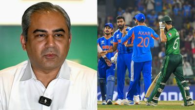 World Cup winner blames Pakistan government on team's humiliating defeat against India in T20 World Cup 2026 Mohsin Naqvi along with India vs Pakistan (Getty)