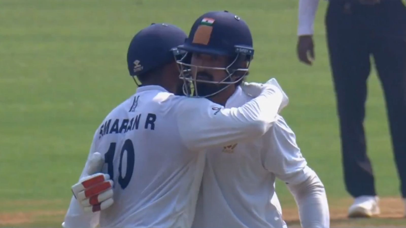 Karnataka on brink of Ranji Trophy 2025-26 final after 736-run domination over Uttarakhand Karnataka's KL Rahul celebrates his century with teammate Smaran Ravichandran against Mumbai in Ranji Trophy 2025-26 quarterfinal.