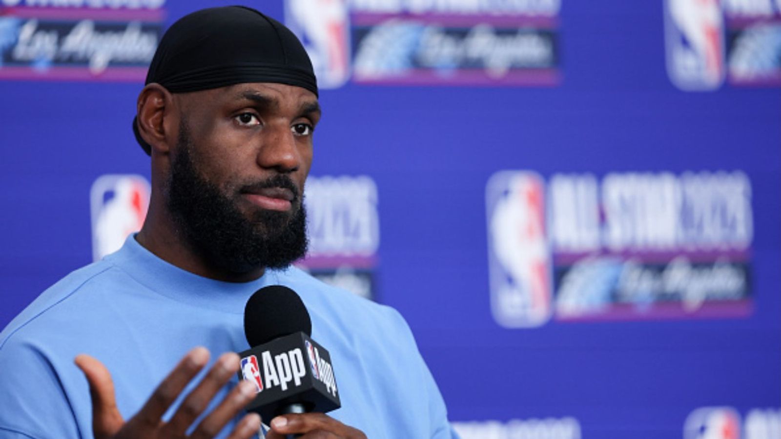 Lakers' LeBron James drops cryptic hint on post-23rd season plans LeBron James in the frame (Image via Getty)