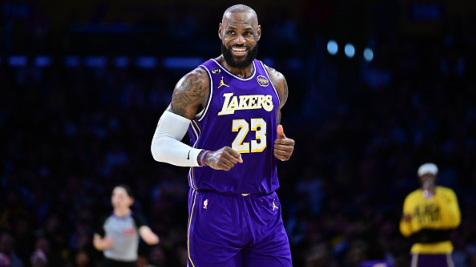 Lakers ready to bring LeBron James back for record-extending 24th NBA season as team signals desire to re-sign legend LeBron James in the frame (Image via Getty)
