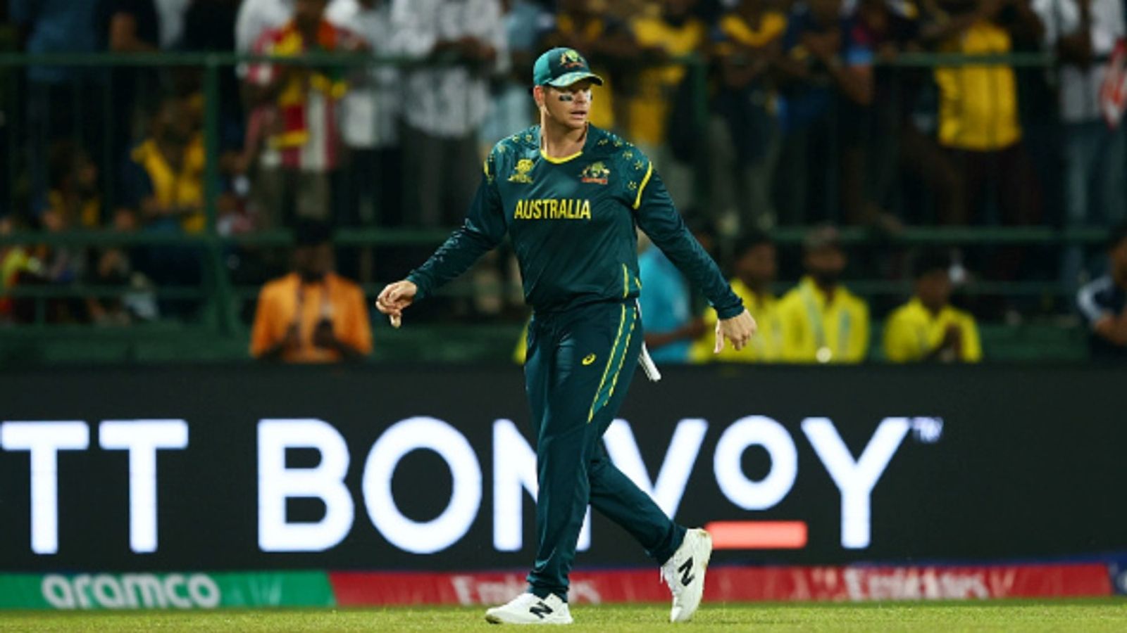 Why Steve Smith wasn't in playing XI for must-win game vs Sri Lanka? Aussie selector explains Steve Smith of Australia looks on during the ICC Men's T20 World Cup 2026 match against Sri Lanka at Pallekele Cricket Stadium on February 16, 2026 in Kandy, Sri Lanka.