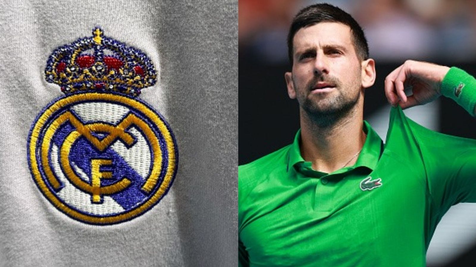 Real Madrid icon invests in Le Mans FC alongside Novak Djokovic & F1 stars Real Madrid logo, Novak Djokovic in the frame (Images via Getty)