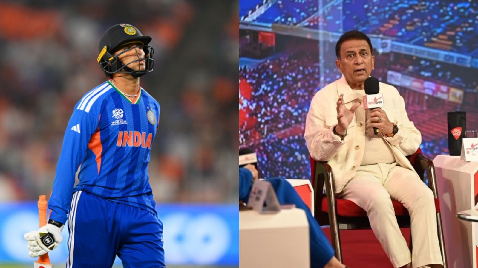 Sunil Gavaskar gives crucial advice to Abhishek Sharma ahead of India's T20 World Cup 2026 Super 8 tie vs South Africa Abhishek Sharma along with Sunil Gavaskar (Getty/SportsTak)