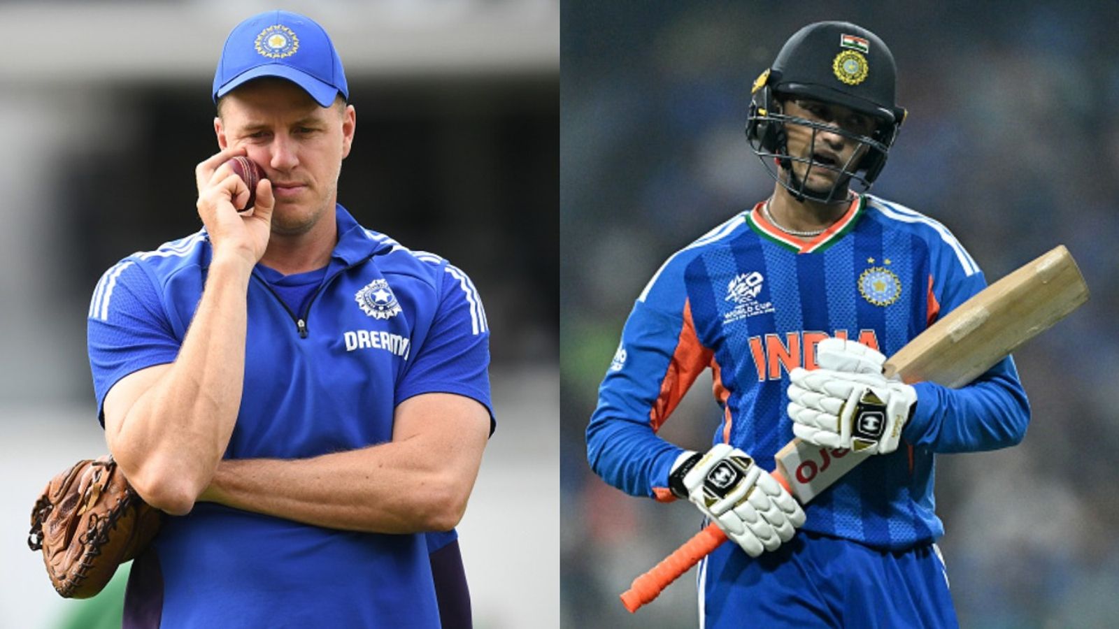 Will Abhishek Sharma be dropped from India's playing XI for Super 8 clash vs SA? Morne Morkel breaks silence India's bowling coach Morne Morkel (L) and star opener Abhishek Sharma in frame. (Getty)