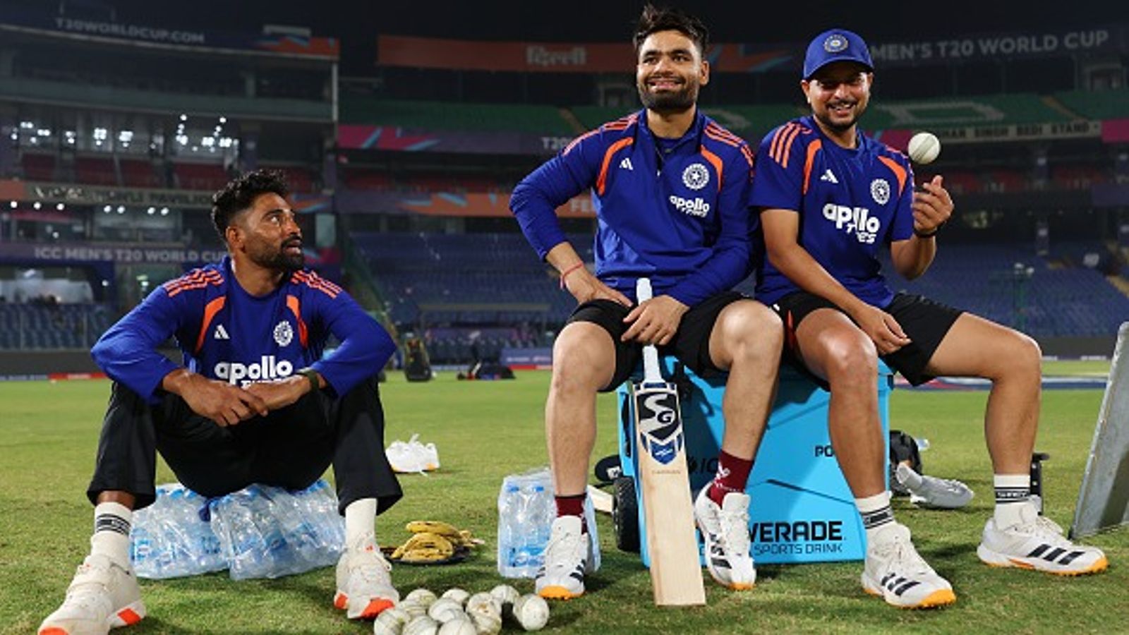 Big News: Massive injury scare for India right ahead of Super 8 clash vs SA, star player gets hit during nets L-R: India's Mohammed Siraj, Rinku Singh and Kuldeep Yadav in this frame. (Getty)