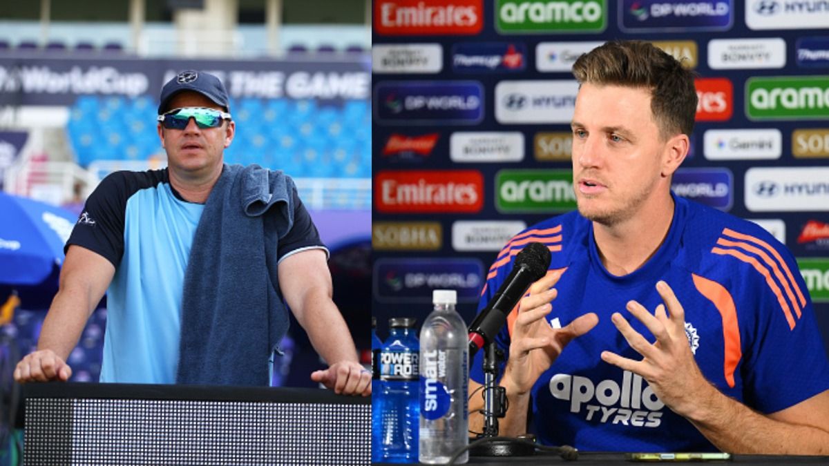 'We don't talk to each other': Morkel’s family revelation grabs headlines before IND vs SA Super 8 clash South Africa's team consultant Albie Morkel (L) and India's bowling coach Morne Morkel in frame. (Getty)