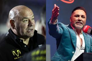 Oscar De La Hoya fires brutal shot at Dana White: "My D&G belt is worth more" SportsTak