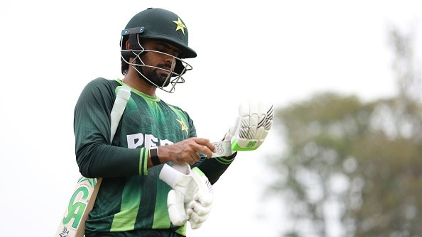 'Strike rate in the power play...': Mike Hesson breaks silence on Babar Azam’s surprise batting order demotion : Babar Azam of Pakistan pictured during an ICC Men's T20 World Cup India & Sri Lanka 2026 net session at SSC Cricket Stadium (Getty)