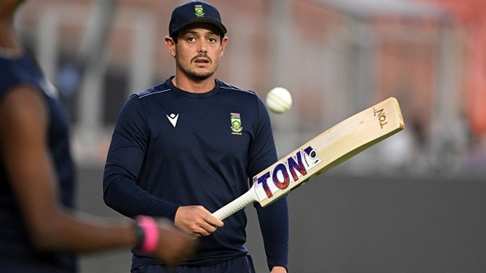 Quinton de Kock reacts on being reminded of SA’s T20 World Cup 2024 final heartbreak ahead of India clash South Africa's star wicketkeeper-batter Quinton de Kock in this frame. (Getty)