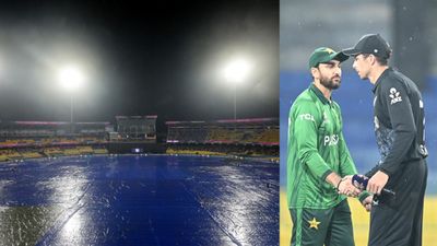 What if Pakistan vs New Zealand Super 8 clash gets washed out? Which team will bear the rain's brunt? Pakistan captain Salman Ali Agha (L) and New Zealand skipper Mitchell Santner in frame. (Getty)