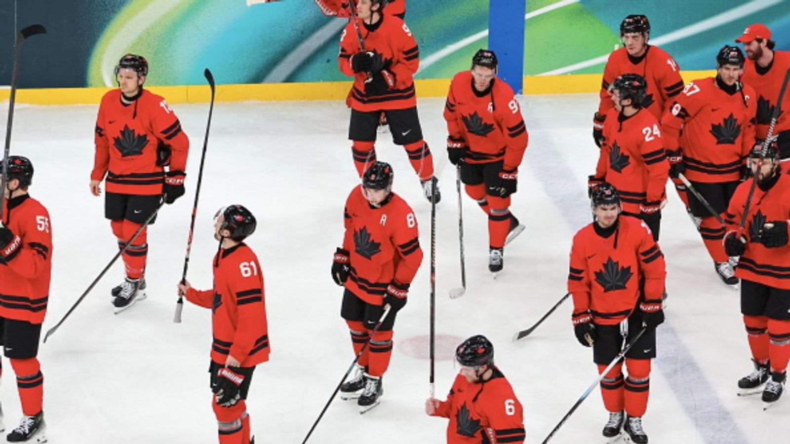 Canada braces for more than hockey on Sunday as major law shift looms Canada Hockey Team in the frame (via Getty)