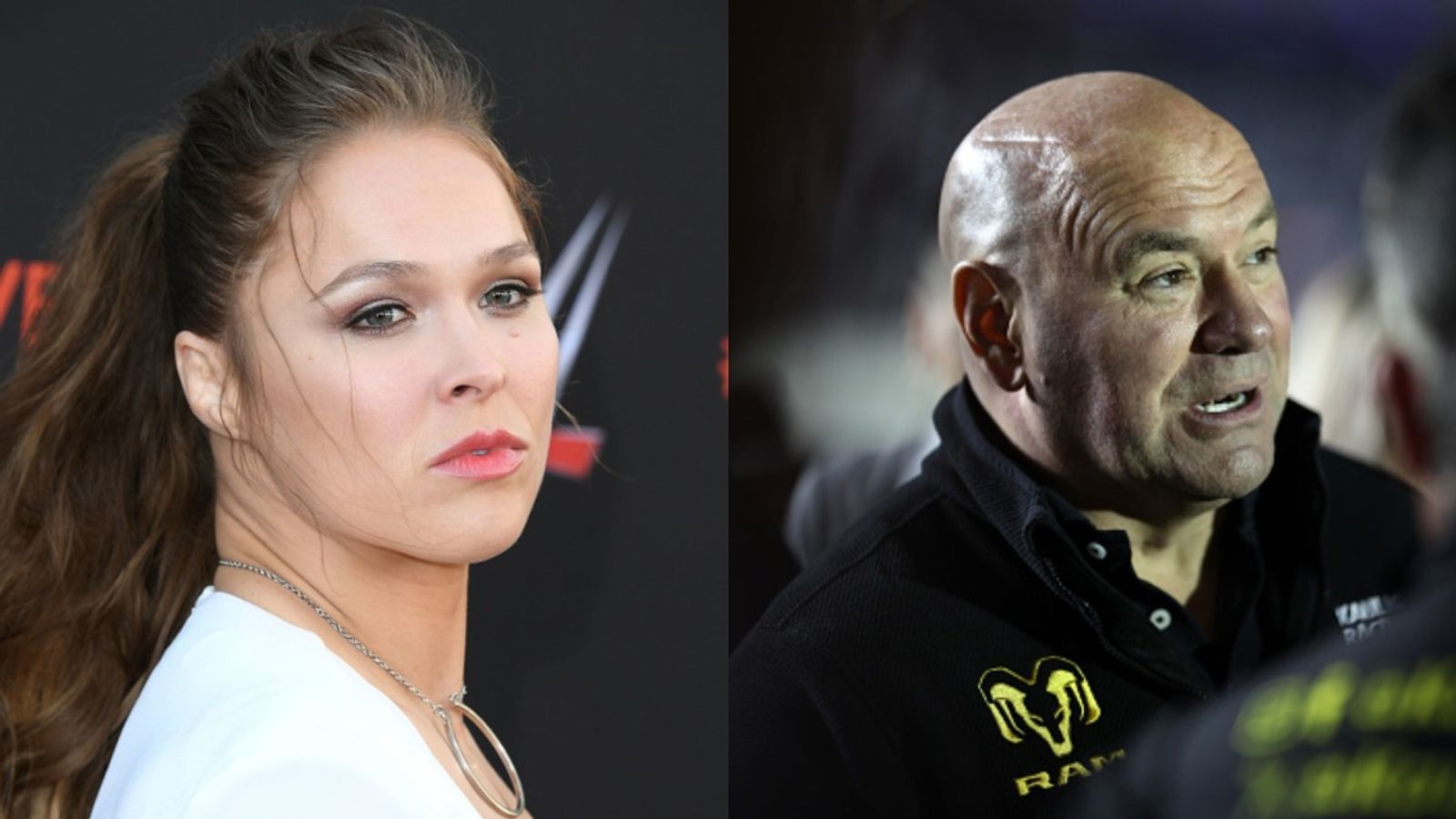 Ronda Rousey opens up on Dana White rift, says "Don’t punish me" Ronda Rousey and Dana White in the frame (via Getty)
