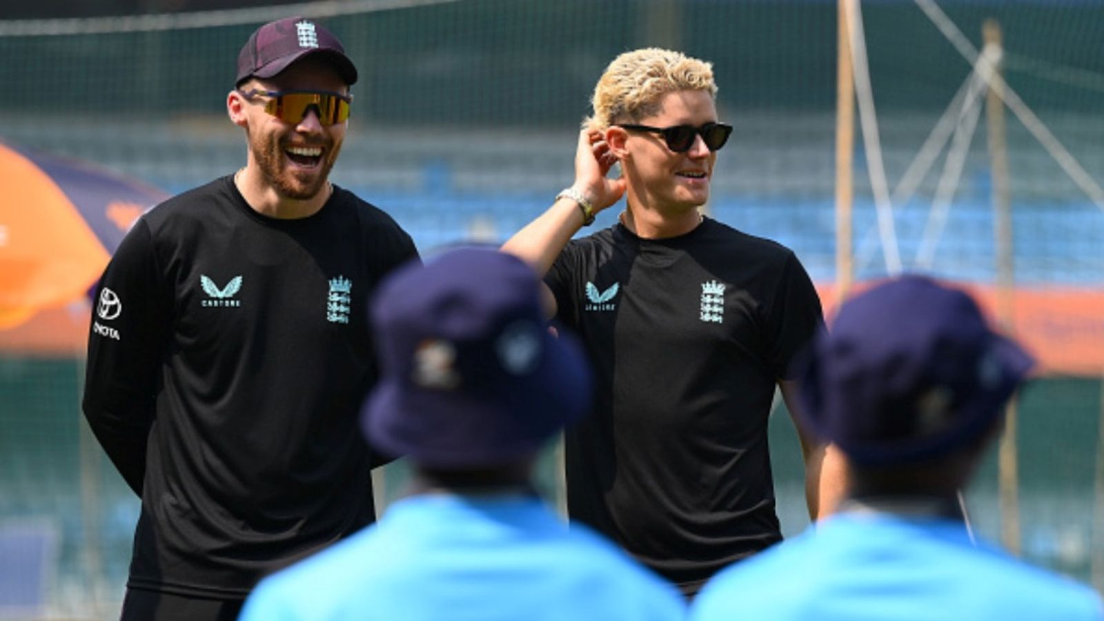 'If you don't hit the...': Jacob Bethell pleased to see Australia knocked out of T20 World Cup 2026 Phil Salt and Jacob Bethell answer questions from participants during the England Cricket 4 Good Clinic, part of the ICC Men's T20 World Cup India & Sri Lanka 2026 at Wankhede Stadium on February 10, 2026 in Mumbai, India.