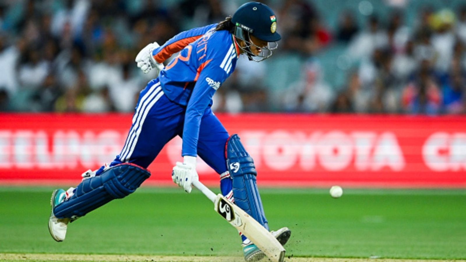‘Sport doesn’t care about your feelings’: Smriti Mandhana’s emotional post after 82-run knock in T20I series decider vs Australia Smriti Mandhana of India makes her crease during game three of the Women's T20I series against Australia at Adelaide Oval on February 21, 2026.