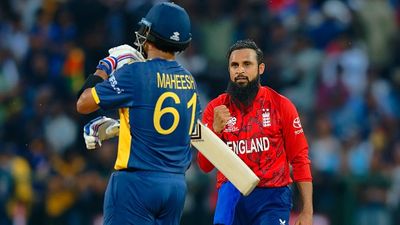 DECODED: How England’s win over SL impacts Super 8 Group 2 semifinal race after PAK-NZ washout England's Adil Rashid (R) (R) celebrates the wicket of Sri Lanka's Dilshan Madushanka in this frame. (Getty)