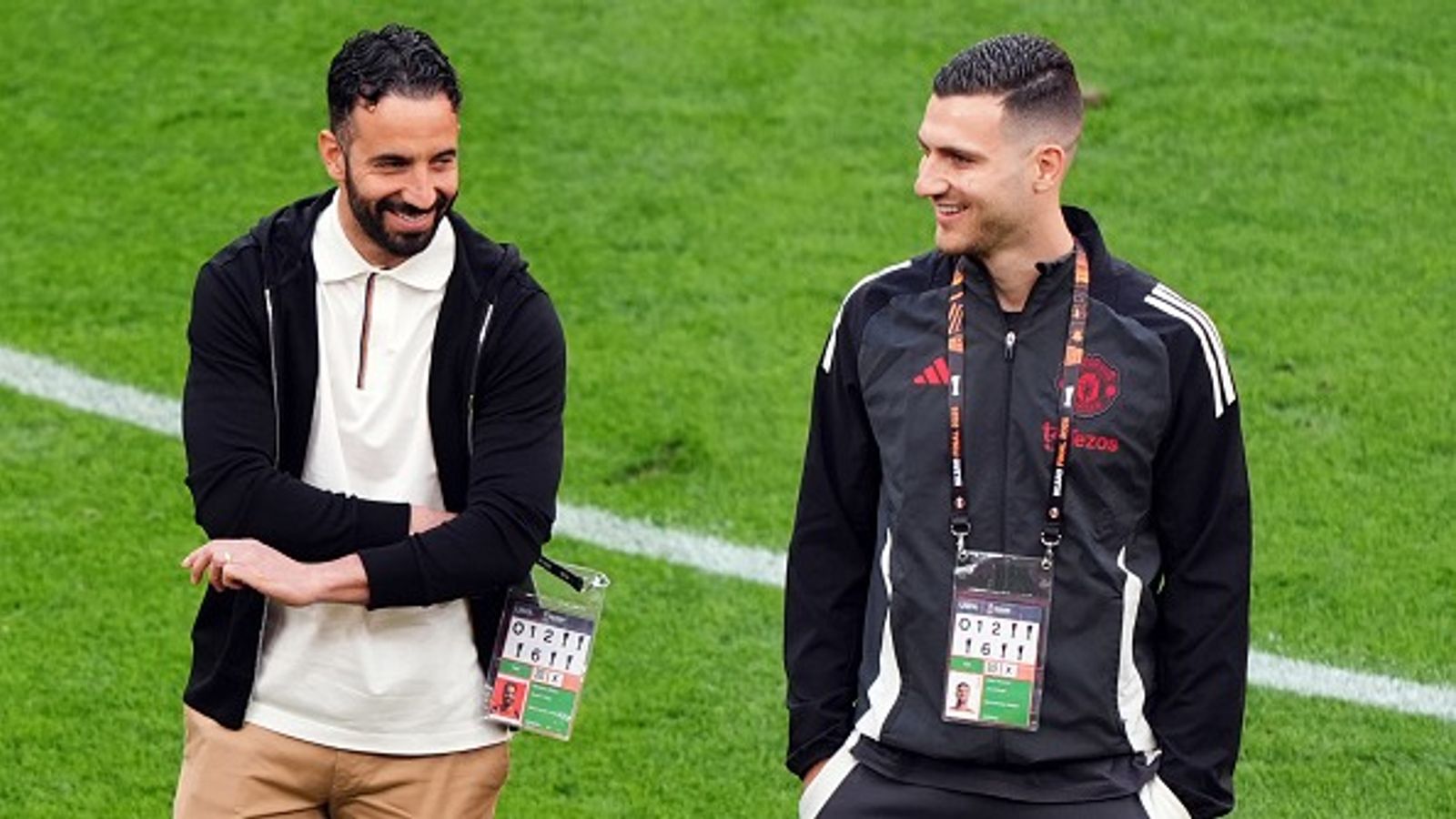 Diogo Dalot delivers HOT opinion on former Manchester United boss Ruben Amorim, says 'it’s bold to say' Rúben Amorim and Diogo Dalot in the frame.