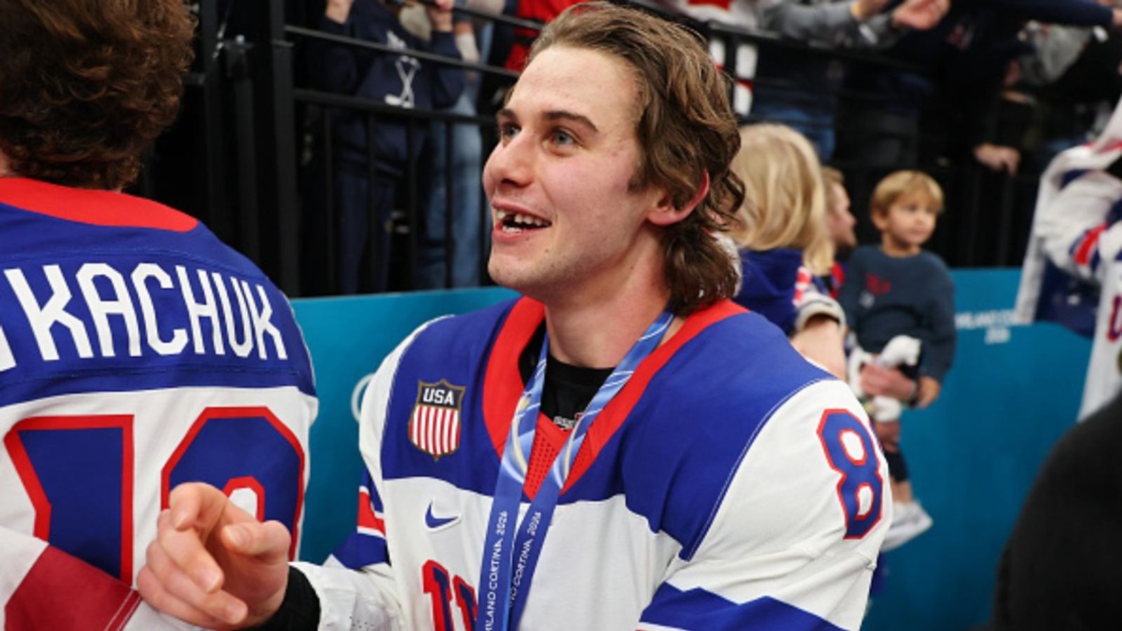 Jack Hughes breaks silence on gruesome 'teeth-breaking' accident: 'I was like...' Jack Hughes in the frame (via Getty)