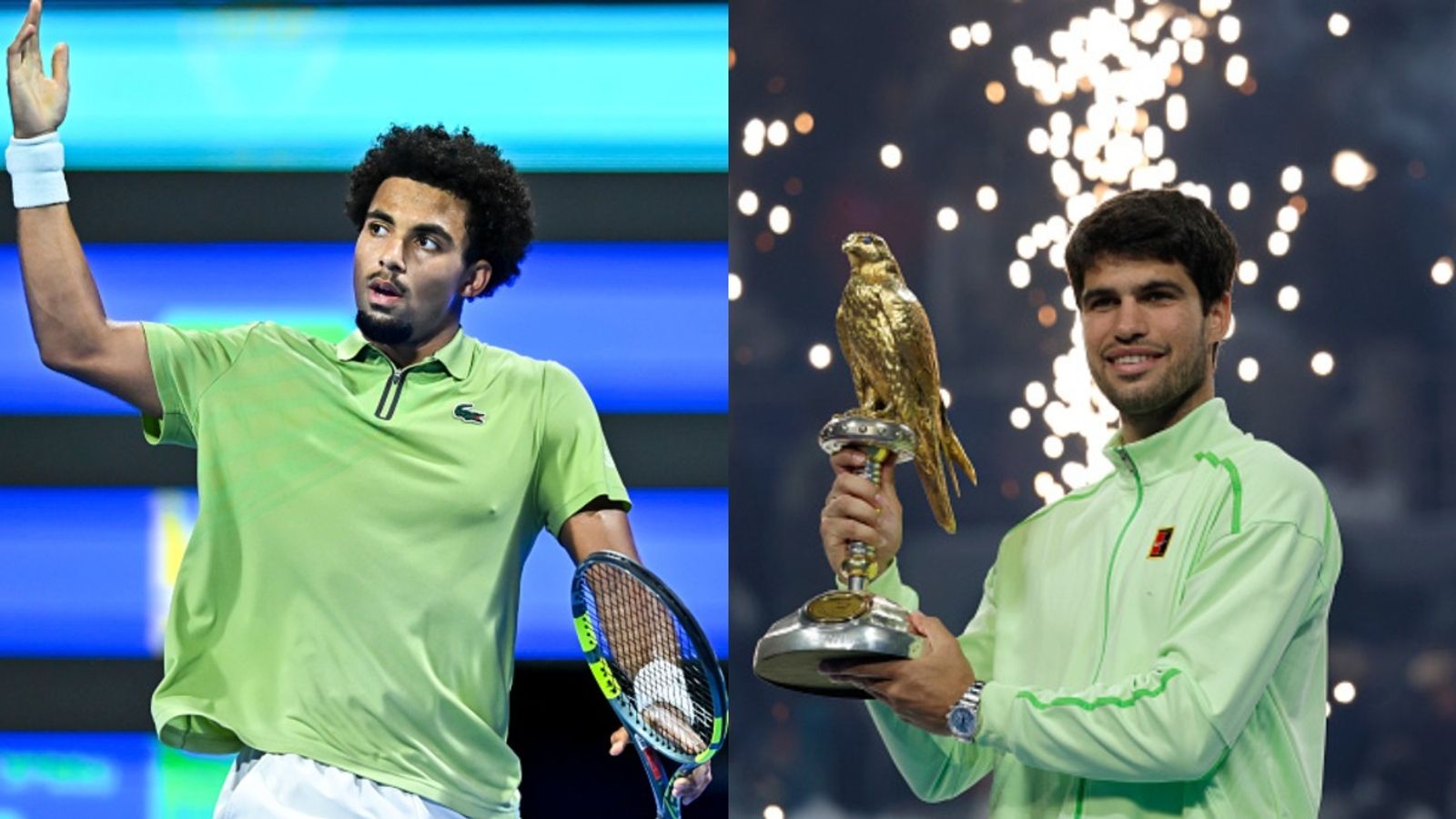 Arthur Fils reflects on Qatar Open final defeat against Carlos Alcaraz: "Months with my injury" Arthur Fils and Carlos Alcaraz in the frame (via Getty)