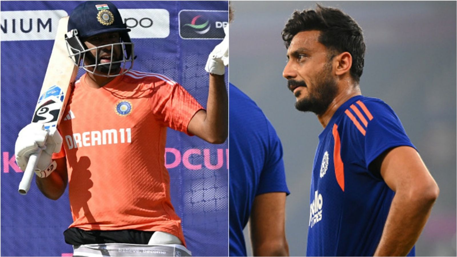 'They would've chased it down': R Ashwin fumes at think tank over Axar Patel's exclusion vs South Africa R Ashwin during a training session; Axar Patel during a conversation with teammates.