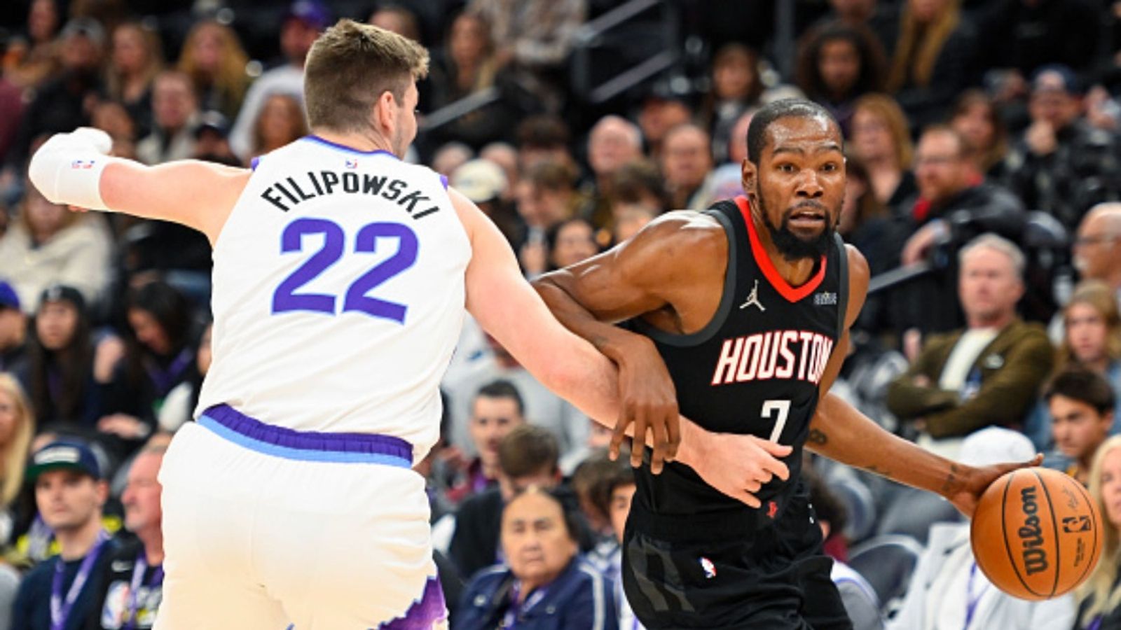 Rockets vs Jazz schedule: Date, time, live stream, and more on NBA 2025-26 season (February 23) Rockets vs Jazz in the frame (Image via Getty)