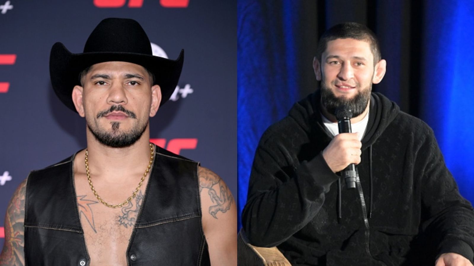 Fact Check: Are Alex Pereira and Khamzat Chimaev ready for bold division move? Alex Pereira and Khamzat Chimaev in the frame (via Getty)