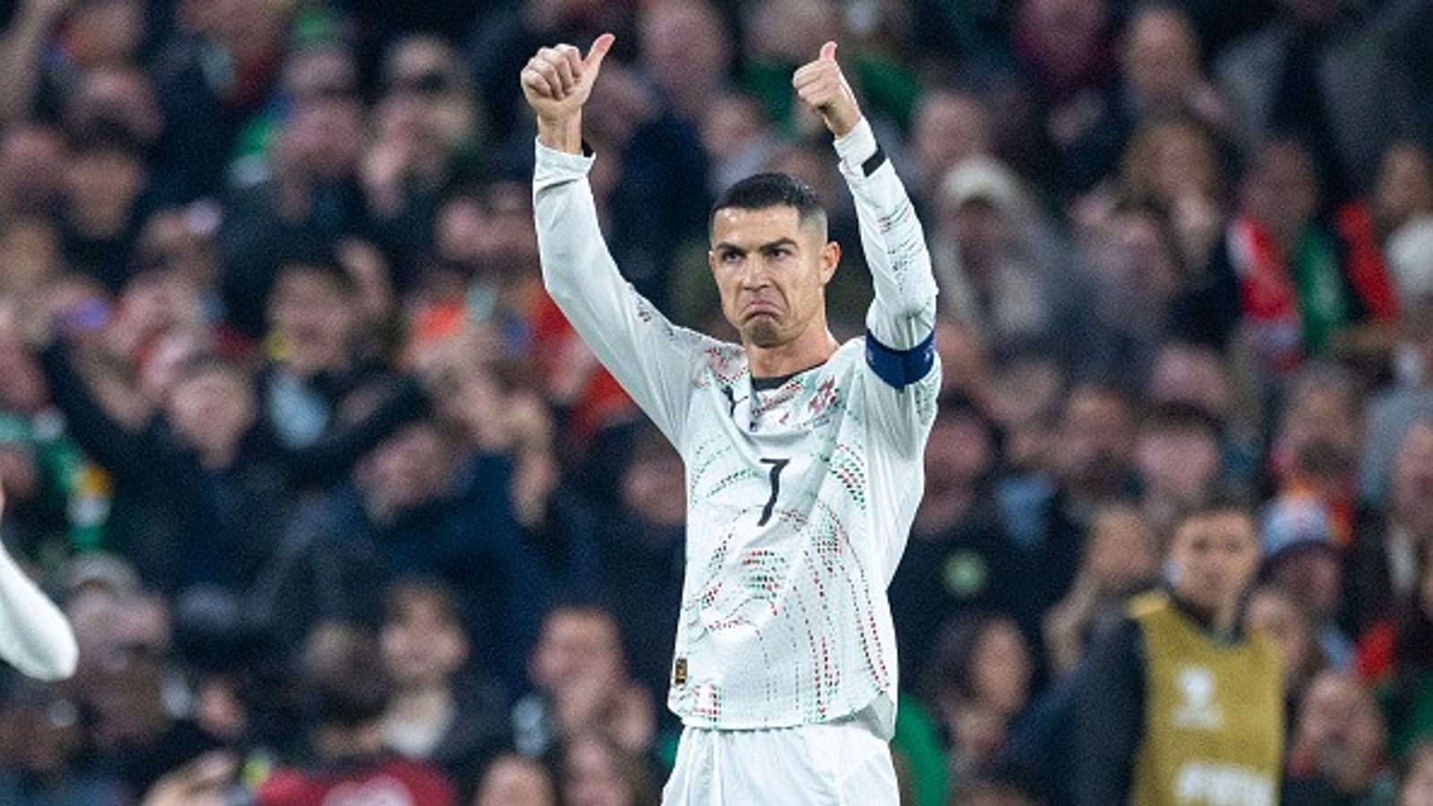Portugal boss Roberto Martinez calls Cristiano Ronaldo 'GOAT' despite poor FIFA World Cup record Cristiano Ronaldo in the frame.