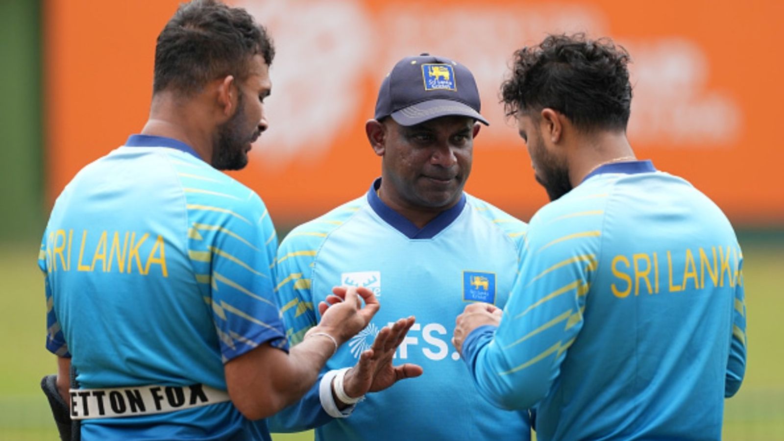 How co-hosts Sri Lanka's semifinal venue is dependent on India & Pakistan’s performance? All scenarios explained Kusal Mendis (R), Dasun Shanaka (L) and Sanath Jayasuriya (C) head coach of Sri Lanka during an ICC Men's T20 World Cup 2026 net session at Pallekele International Cricket Stadium on February 21, 2026 in Kandy, Sri Lanka.