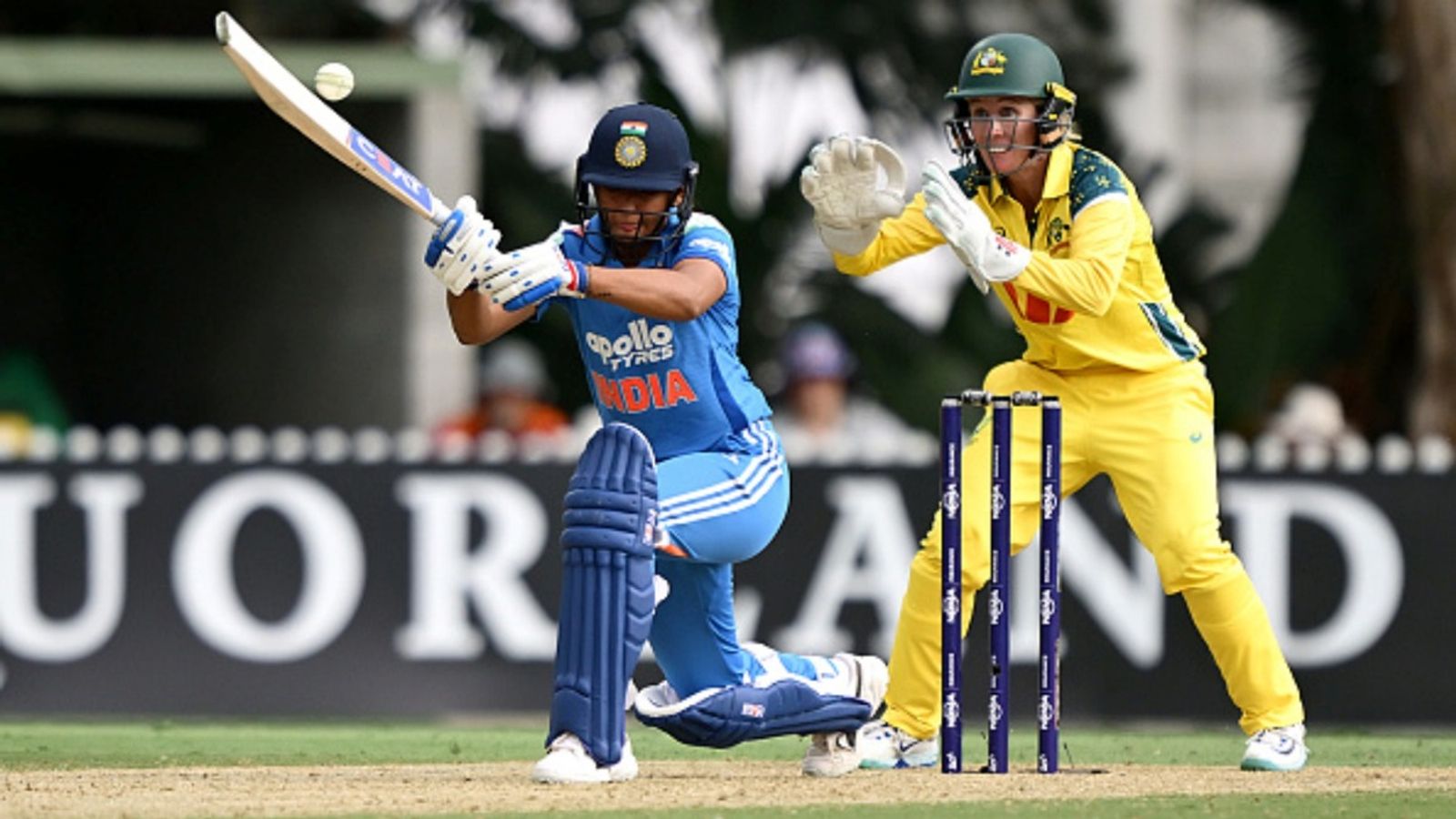 Harmanpreet Kaur suffers injury in 1st ODI vs Australia, BCCI confirms in statement Harmanpreet Kaur of India plays a shot during game one of the ODI series against India at Allan Border Field on February 24, 2026 in Brisbane, Australia.