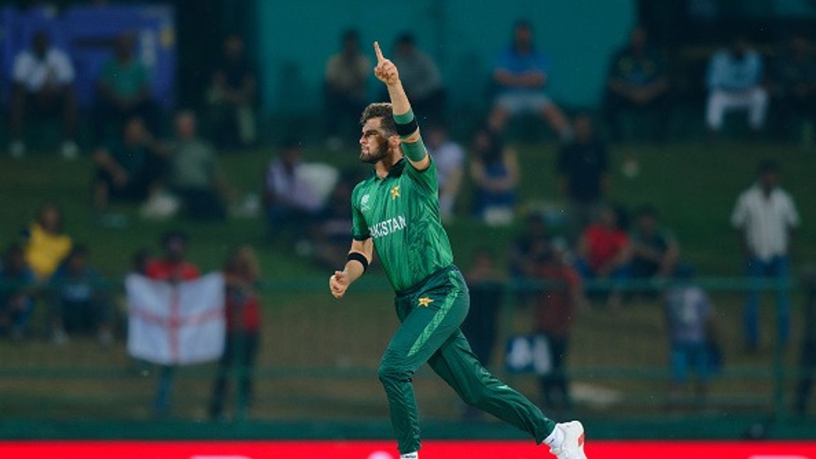ENG vs PAK: Shaheen Shah Afridi creates history in T20 World Cup 2026, surpasses Haris Rauf Shaheen Shah Afridi of Pakistan celebrates the wicket of Phil Salt of England (Getty)