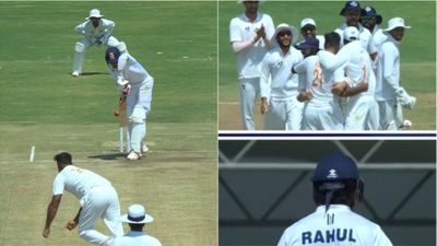 WATCH: Auqib Nabi bamboozles KL Rahul, dismisses DC teammate early after J&K post 548 in Ranji Trophy final KL Rahul, Auqib Nabi