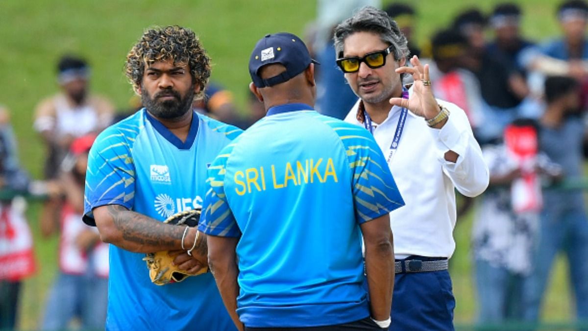 Sanath Jayasuriya, Lasith Malinga, Kumar Sangakkara 