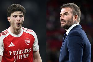 Declan Rice reveals David Beckham's DM after Arsenal star's Champions League masterclass against Real Madrid SportsTak