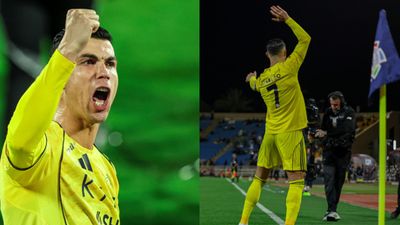 New celebration unlocked? Watch Cristiano Ronaldo's iconic slam dunk act which goes viral after Al Nassr's 5-0 win Cristiano Ronaldo debuts in new celebration
