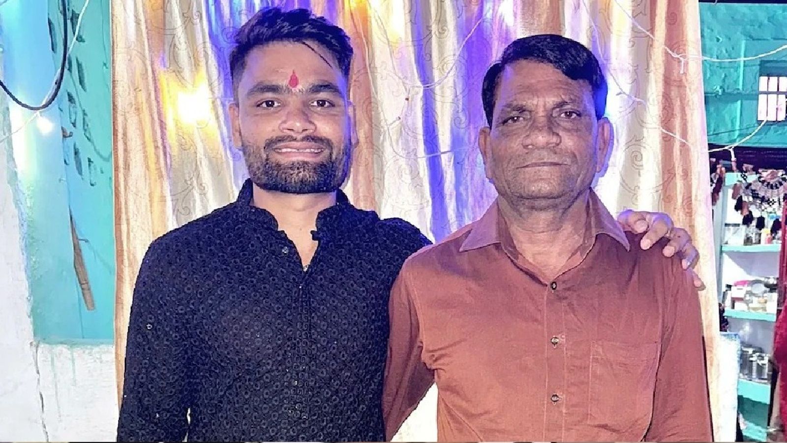 Rinku Singh’s father Khanhand Singh dies after long battle with liver cancer Rinku Singh with his father Khachandra Singh(Photo: ITG)