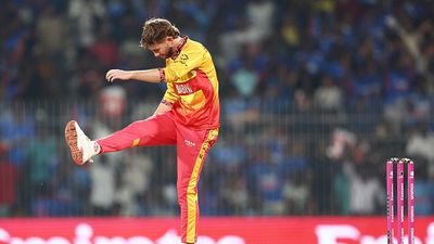 'Cricket is just like that': Gutted Brian Bennett opens up on missing T20 World Cup century after India's win over Zimbabwe : Brian Bennett of Zimbabwe reacts after seeing a teammate drop a catch during the ICC Men's T20 World Cup India & Sri Lanka 2026 Super 8 match between India and Zimbabwe (getty)