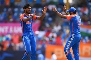 Arshdeep Singh surpasses Jasprit Bumrah to set new T20 World Cup record for India SportsTak