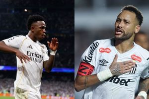 Watch: Neymar Jr hits Vinicius Jr celebration after scoring for Santos to speak against racism SportsTak
