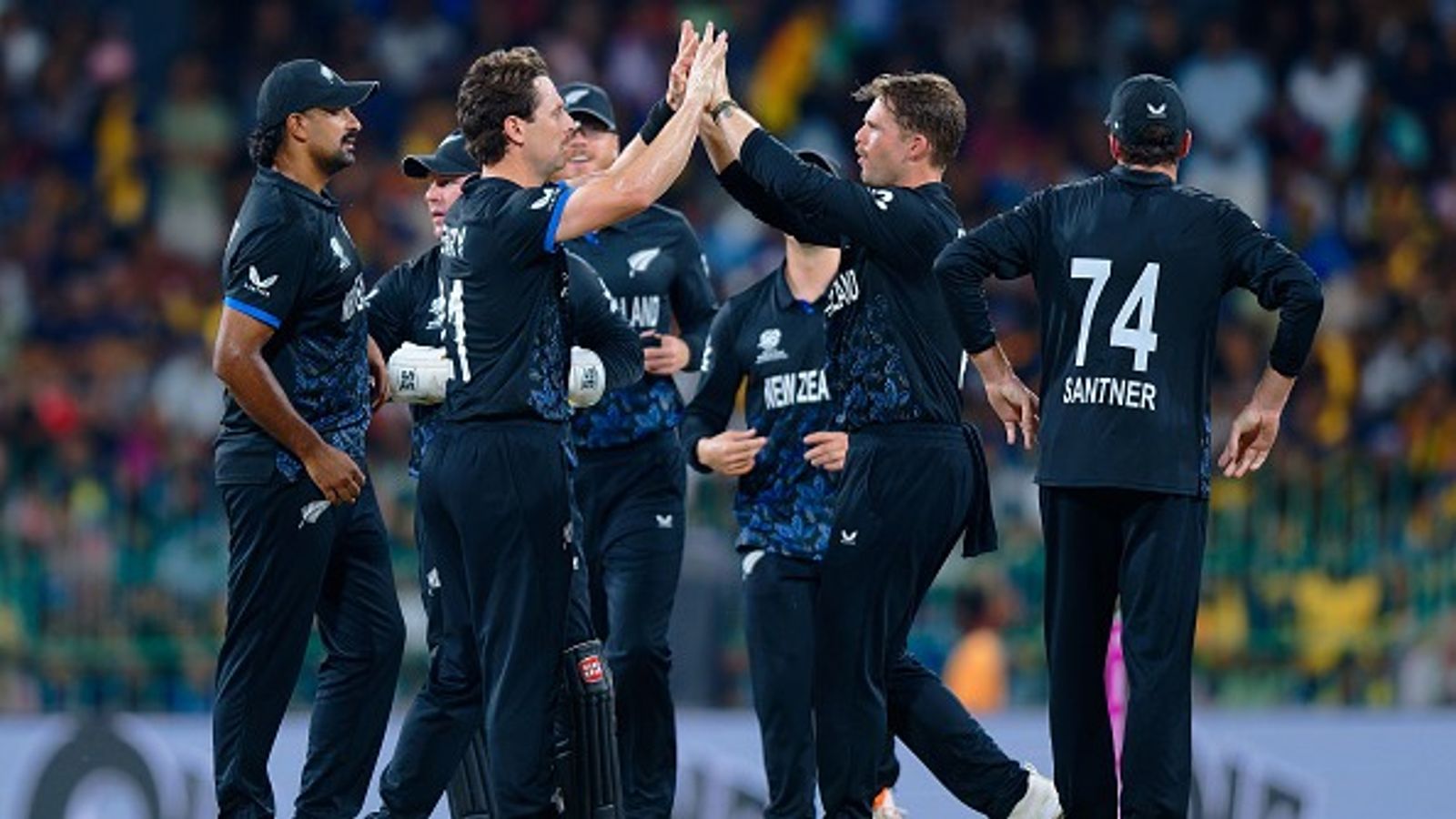 Big blow to New Zealand, star player set to return home in middle of T20 World Cup 2026 New Zealand's Matt Henry (C) celebrates with his teammates in this frame. (Getty)