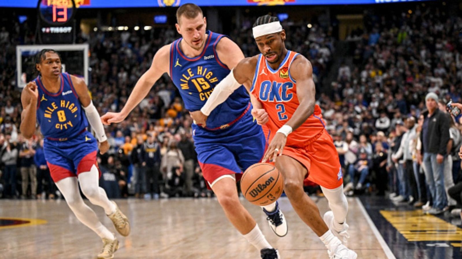 Thunder vs Nuggets schedule: Date, time, live stream, and more on NBA 2025-26 season (February 27) Thunder vs Nuggets in the frame (Image via Getty)