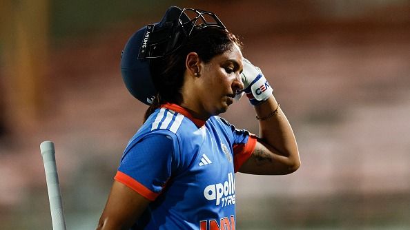 India captain Harmanpreet Kaur in this frame. (Getty)