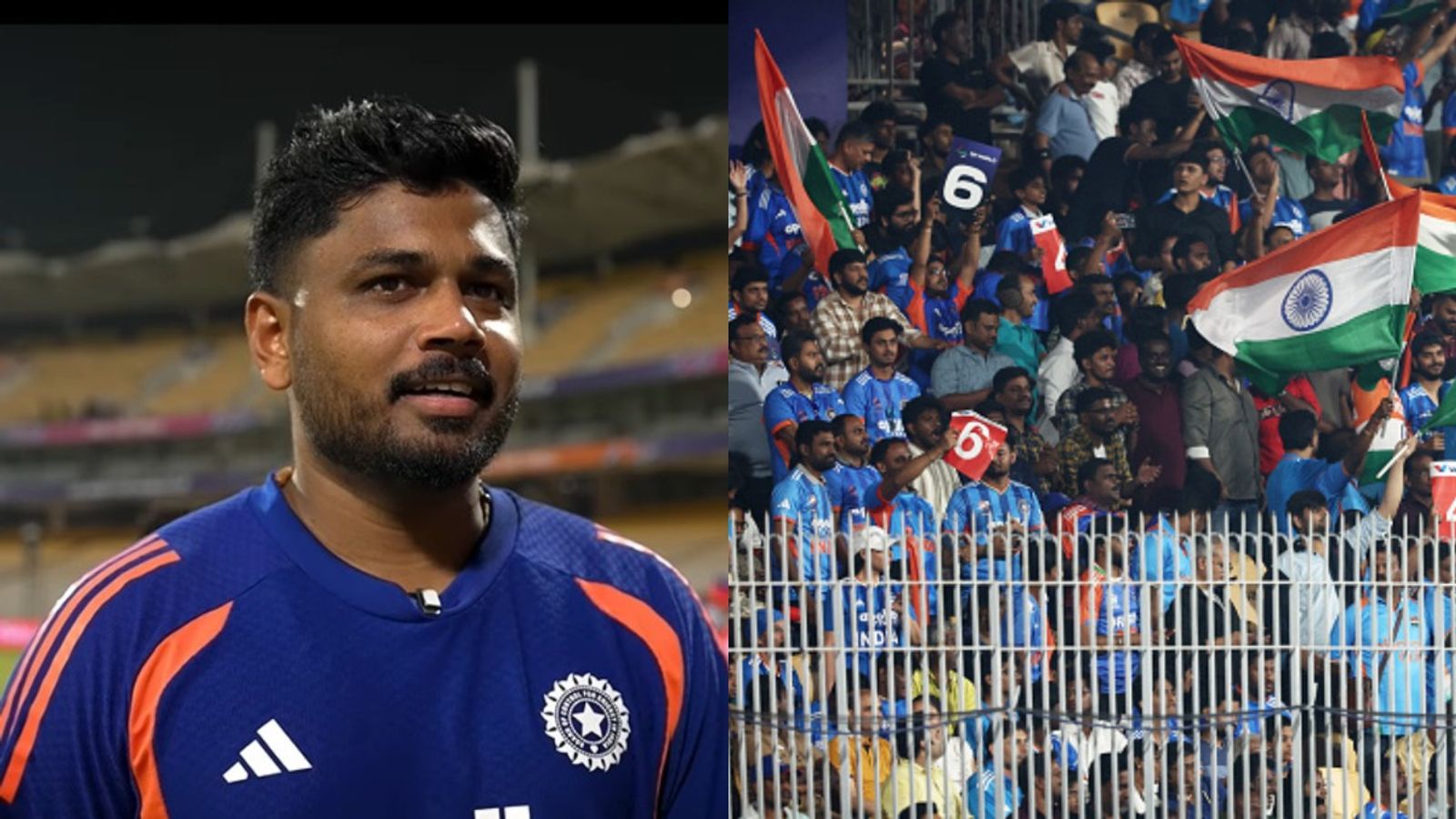 WATCH: Sanju Samson reflects on emotional connection with Chennai crowd after CSK move Sanju Samson and Chennai Crowd (Getty)