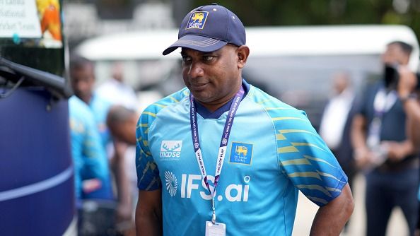 Sri Lanka head coach Sanath Jayasuriya in this frame. (Getty)