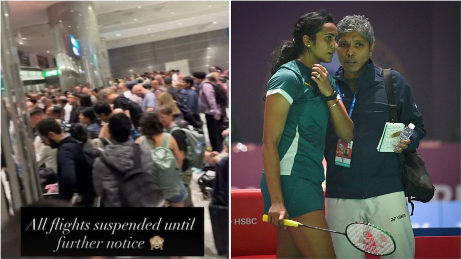 US-Israel Iran war: PV Sindhu stuck at Dubai airport, says there was an explosion nearby PV Sindhu shares a photo of Dubai airport chaos. Sindhu and her coach, Irwansyah Adil Pratama are stuck at the airport.