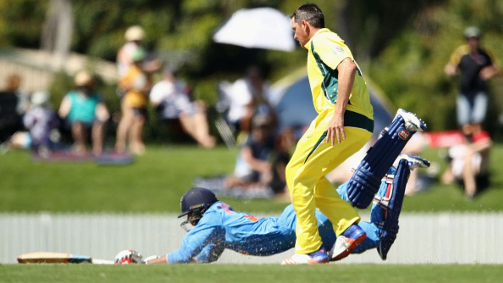 Australia's 34-year-old pacer announces retirement due to rare neurological shoulder condition Axar Patel of India A dives to makes his ground under pressure from Chris Tremain during the Cricket Australia Winter Series Final match at Harrup Park on September 4, 2016 in Mackay, Australia.