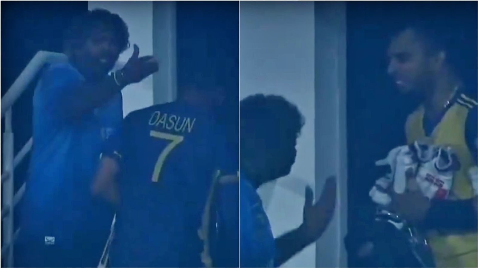 Lasith Malinga scolds Dasun Shanaka over 2 dot balls vs Shaheen Afridi in final over; watch viral video Sri Lanka fast bowling consultant Lasith Malinga and skipper Dasun Shanaka in a heated discussion after loss to Pakistan in T20 World Cup 2026 Super 8 game.