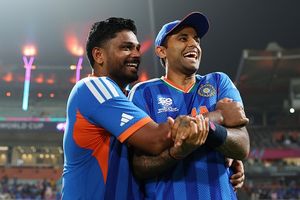 Suryakumar Yadav changes tune, applauds Sanju Samson after match-winning show against West Indies SportsTak