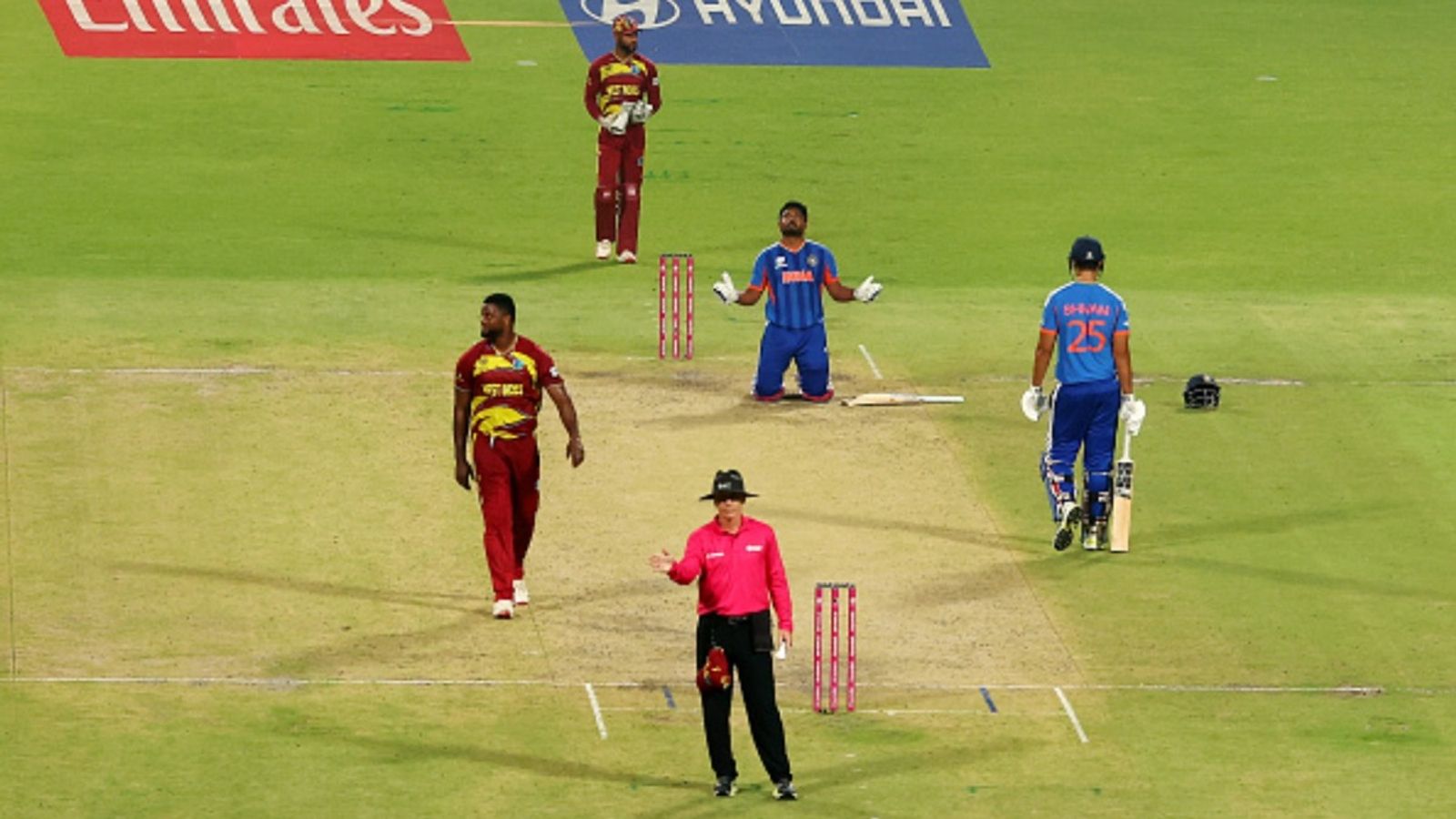 Watcher Samson takes first steps past 'What ifs' to do justice at Eden Sanju Samson of India celebrates victory during the ICC Men's T20 World Cup 2026 Super 8 match against West Indies at Eden Gardens on March 01, 2026 in Kolkata, India.