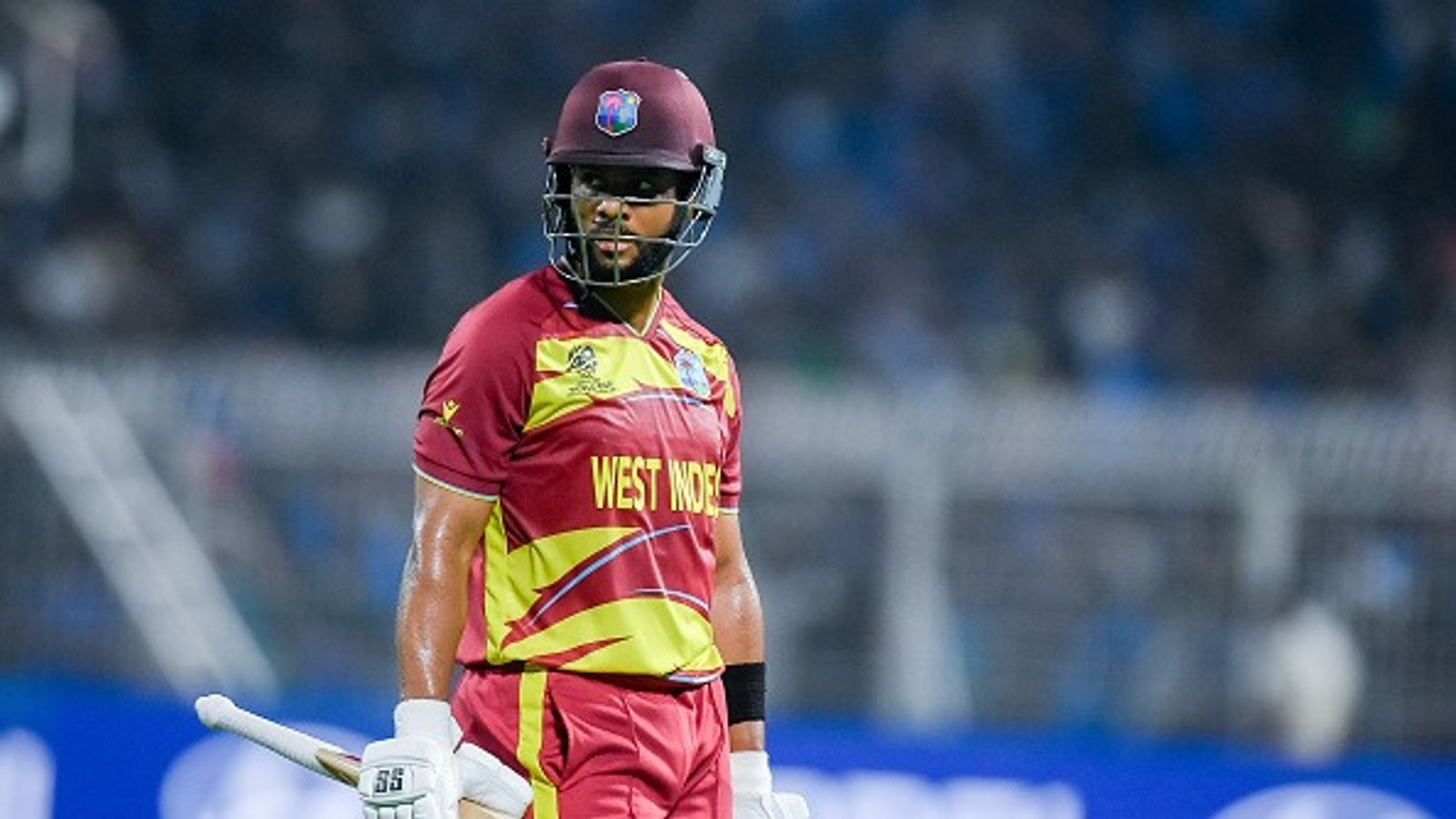 Gutted Shai Hope takes the blame as West Indies crash out of T20 World Cup 2026 after losing vs India Shai Hope of West Indies during the ICC Men's T20 World Cup India & Sri Lanka 2026 Super 8 match between India and West Indies at Eden Gardens (Getty)