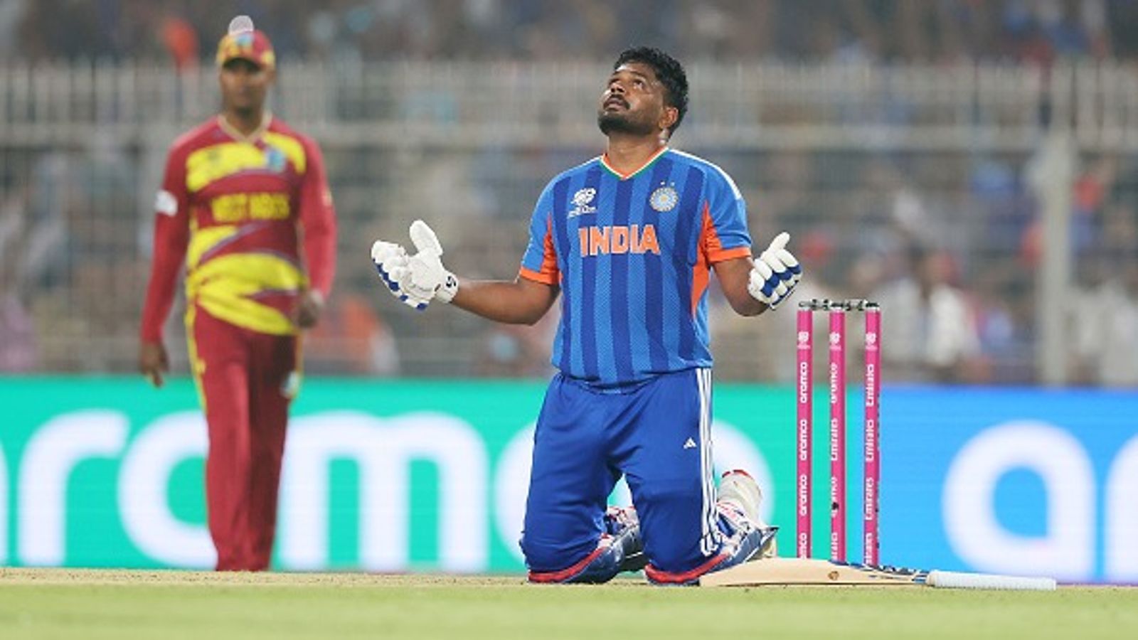 Sanju Samson breaks silence on special celebration after thrashing WI, says 'I am a great believer...' India's star wicketkeeper-batter Sanju Samson in this frame. (Getty)