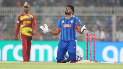 Sanju Samson breaks silence on special celebration after thrashing WI, says 'I am a great believer...' India's star wicketkeeper-batter Sanju Samson in this frame. (Getty)